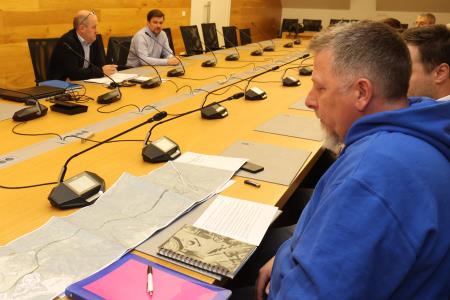 Seja odbora KS Rakek predstavitev trase obvoznice 03 Foto Ljubo Vukelič